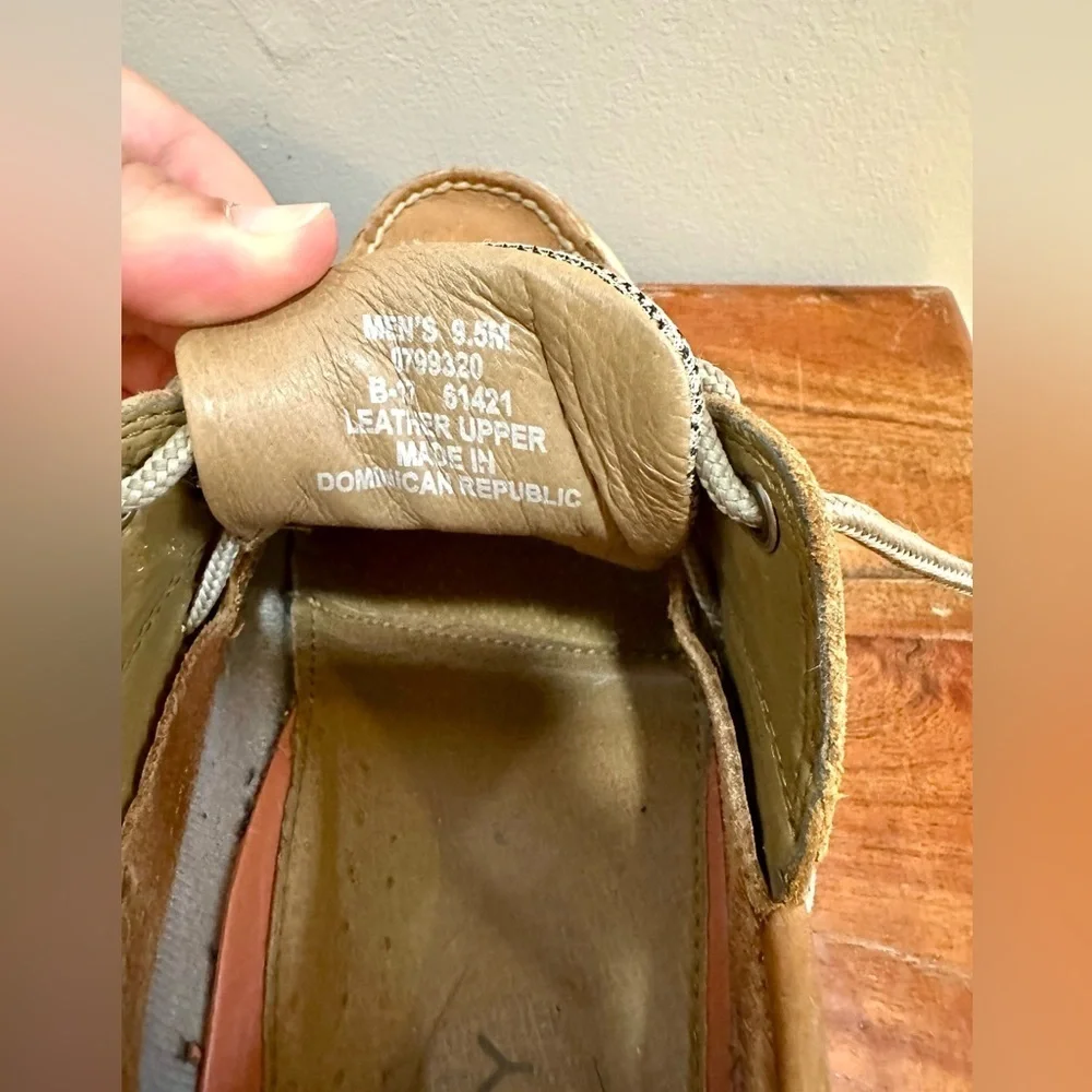 Sperry Billfish Casual Moc Toe Leather Boat Shoes Size 9.5